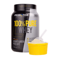 100% Pure Whey Sabor Chocolate Probiótica 900 G