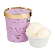 Sorvete Bacio Di Latte Coco Ao Leite Com Pedaços De Frutas 490ml