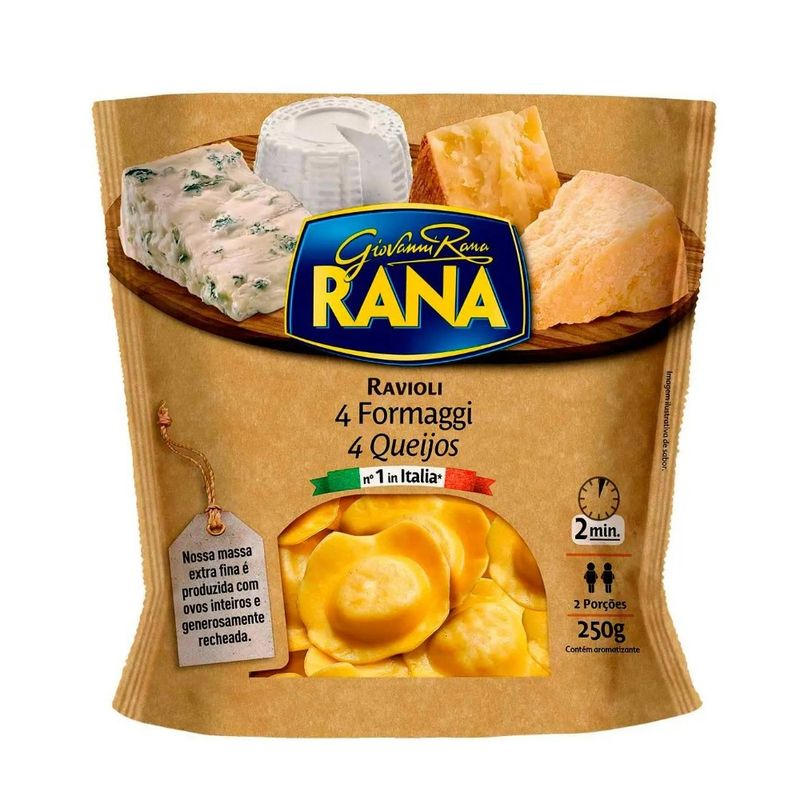 Ravioli-Massa-Italiana-4-Queijos-Rana-250-G