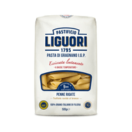 Massa Italiana Penne Rigate Liguori 500 G