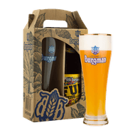 Kit Cerveja Nacional Burgman Weiss 1 Gf 1 Copo