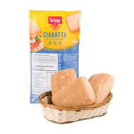 Pão Ciabata Integral Sem Glúten Sem Lactose Schar 200 G