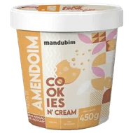 Pasta Cookies Cream Mandubim 450 G