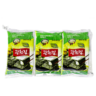 Snack Alga Marinha Ajinori Temperada Com Chá Verde E Azeite De Oliva Kwang Cheon Kim 5 G