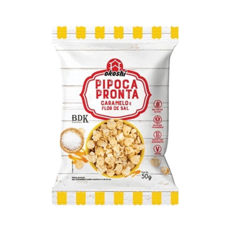 Canjica Okoshi Caramelo E Flor De Sal 50 G