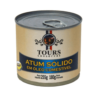 Atum Solido Em Óleo Comestível Tours 180 G