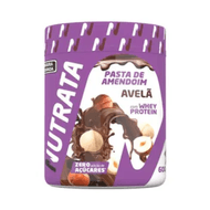 Pasta Amendoim Com Whey Sabor Avelã Nutrata 600 G