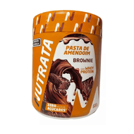 Pasta Amendoim Com Whey Sabor Brownie Nutrata 600 G