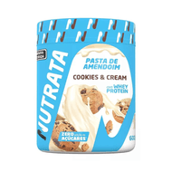 Pasta Amendoim Com Whey Sabor Cookies E Cream Nutrata 600 G