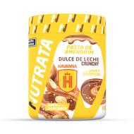 Pasta Amendoim Com Whey Sabor Dulce De Leche Crunchy Havanna Nutrata 600 G