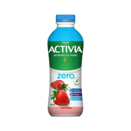 Leite Fermentado Com Probióticos E Preparado De Fruta Morango Zero Lactose Activia 100 G