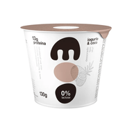 Iogurte Sem Lactose Tipo Skyr Sabor Coco Moo 130 G