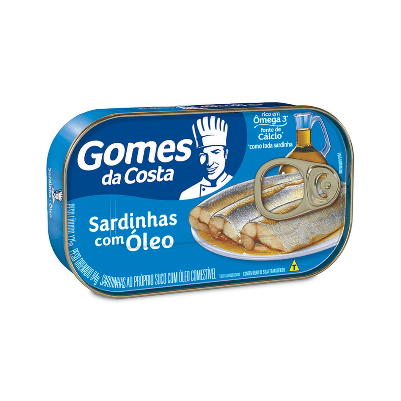 Sardinha Em Óleo Gomes Da Costa 125 G