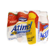 Leite Fermentado Morango Actimel Danone 600g