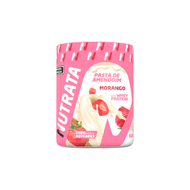 Pasta Amendoim Com Whey Sabor Morango Nutrata 600 G