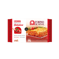 Lasanha Bolonhesa Congelada Forno De Minas 600 G