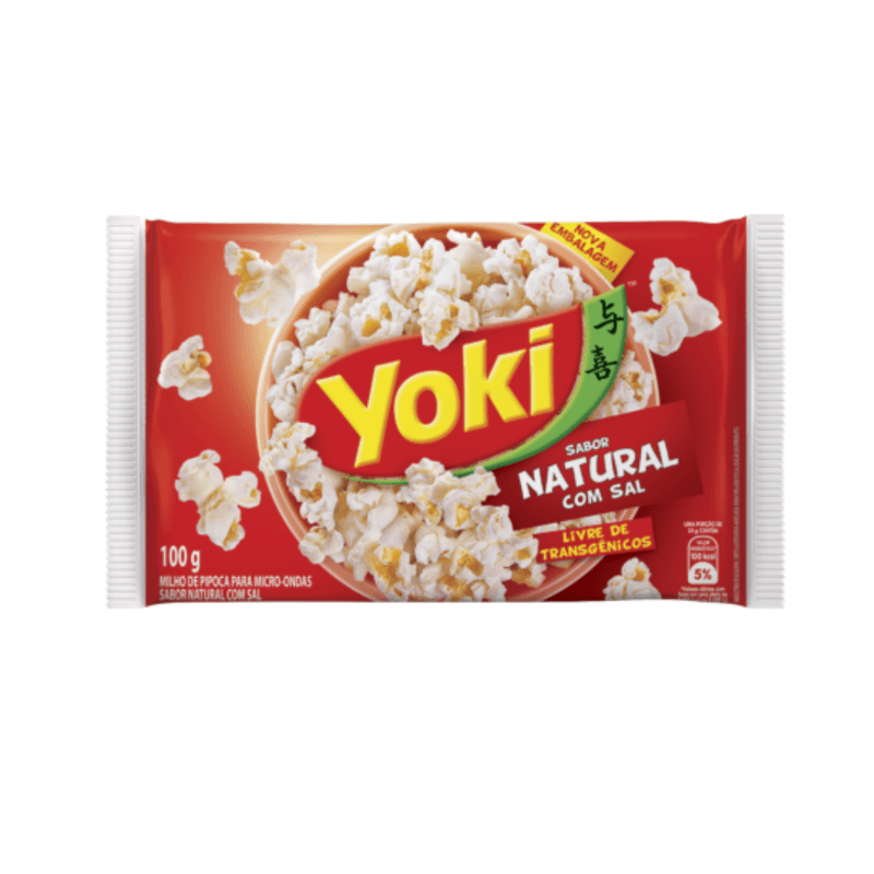 Pop Corn Com Sal Yoki 100 G