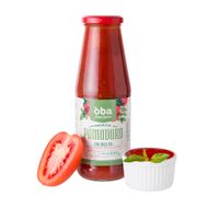 Passata De Tomate Italiana Com Manjericao Oba Bem Querer 680 G