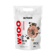 Whey Concentrado W100 Chocolate Nutrata 900 Gr