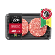 Hambúrguer De Carne Bovina Sem Tempero Angus Oba Reserve 400g